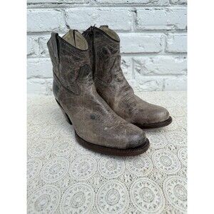 Roger’s Boots Women’s Leather Low Cowboy Boots Size 10